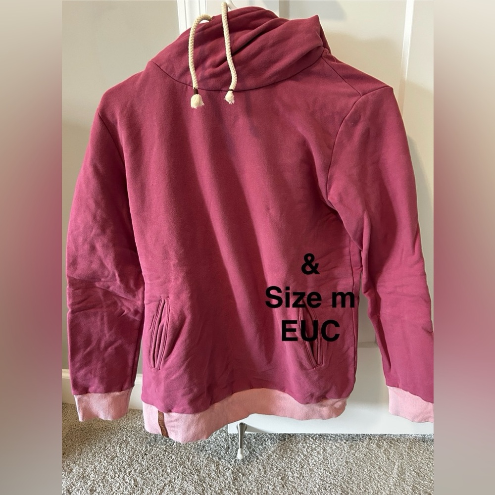 Pink Hoodie with Drawstring
